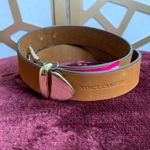 Women‘s Vince Camuto leather-western suede Belt
